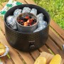 Barbecue Charbon de Bois sans Fumée Portable InnovaGoods Fer (Reconditionné B)