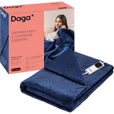 Electric Blanket Daga RELAX 160 x 120 cm Blue 100 % polyester