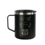 Thermal Cup with Lid F.C. Barcelona Navy Blue Stainless steel