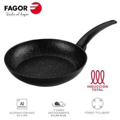 Poêle Fagor VIVANT Noir Aluminium Ø 20 cm
