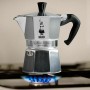 Italian Coffee Pot Bialetti 0001163 Silver Aluminium 6 Cups