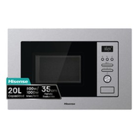 Microwave with Grill Hisense BIM320G41X 800 W 20 L Steel