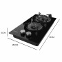 Gas Hob Cecotec Bolero Squad G 2200S 5250 W 29 x 50 cm