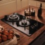 Gas Hob Cecotec Bolero Squad G 2200S 5250 W 29 x 50 cm
