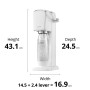 Soda Machine sodastream ART WHITE White 1 L