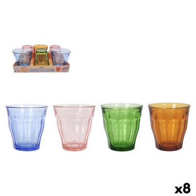 Set de Verres Duralex Picardie Multicouleur verre 250 ml 6 Pièces (8 Unités)