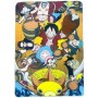 Couverture One Piece Multicouleur Carreaux Ecossais