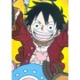 Couverture One Piece Multicouleur Carreaux Ecossais
