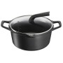 Casserole avec Couvercle Tefal E2494644 Noir Ø 24 cm