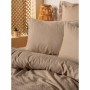 Duvet cover set Brown 220 x 240 cm
