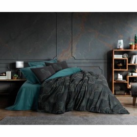 Duvet cover set Black 220 x 240 cm