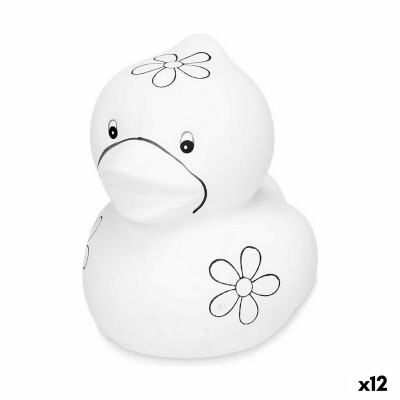 Paint Your Own Money Box Pincello Ceramic Duck 9,2 x 12 x 10,2 cm 9 x 12 x 10,2 cm 9 x 12 x 9,2 cm 11 x 12 x 9,5 cm (12 Units)