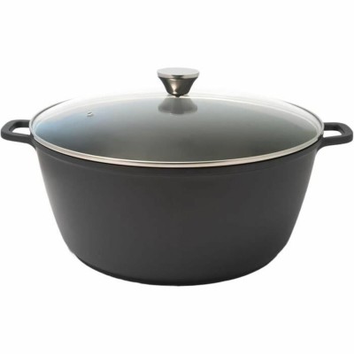 Casserole avec Couvercle Baumalu Noir Ø 32 cm 32 cm 34 x 17 x 34 cm
