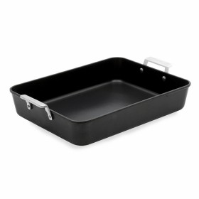 Roasting Tin Valira 4687/25 35 x 27 cm Black Stainless steel Aluminium