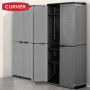 Cupboard Curver Dark grey Plastic 68 x 166 x 39 cm