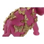 Figurine Décorative Home ESPRIT Doré Fuchsia Eléphant 26 x 13,5 x 19 cm