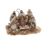 Christmas nativity set Home ESPRIT Brown Beige Resin Aluminium 40 X 24 X 23,5 CM