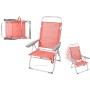Beach Chair Aktive Pink 48 x 57 x 99 cm Multi-position