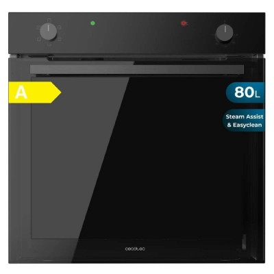 Electric Oven Cecotec Bolero Hexa C126400 Glass Black 80 L 2800 W Class A
