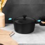 Casserole with Lid Cecotec Polka Platinum 28 Pot Thunder 4,5 L Black Grey Aluminium Ø 28 cm
