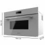 Built-in microwave Cecotec Bolero Hexa MW703800 1450 W Grey 34 L