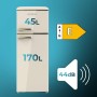 Cecotec fridge freezer beige 215 L Bolero CoolMarket 2D Origin 215 E
