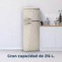 Réfrigérateur combiné beige Cecotec Bolero CoolMarket 2D Origin 215 L 215 E