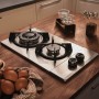 Gas Hob Cecotec Bolero Squad G 2200S Inox 5250 W 29 x 50 cm