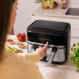 Air Fryer Cecotec Dual 9000 9L 2850W Black with PerfectCook Technology
