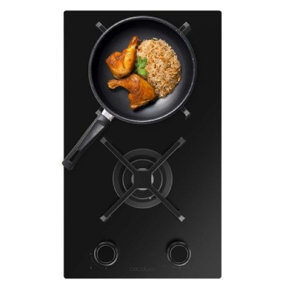 Cecotec Gas Hob Bolero Squad G 2400S Nano Glass 2 Burners 5200W Cast Iron Black