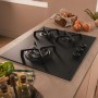 Cecotec Gas Hob Bolero Squad G 3400S 3 Burners 6200W Nano Glass Cast Iron Black