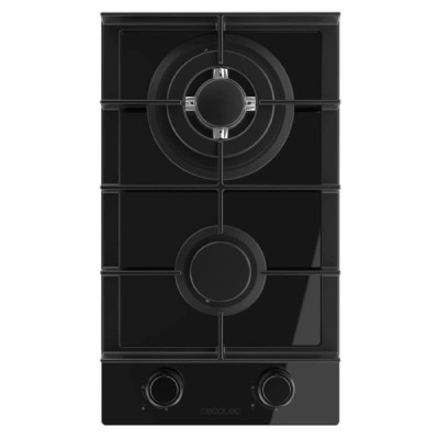 Cecotec Gas Hob Bolero Squad G 2400F 2 Burners, 5200W, Black Glass, Cast Iron