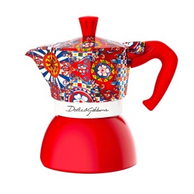 Cafetière Italienne Bialetti D&G RED 4T Rouge Acier inoxydable 4 Tasses