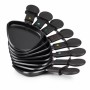 Raclette Princess 8 Oval Stone Grill Party Black Grey