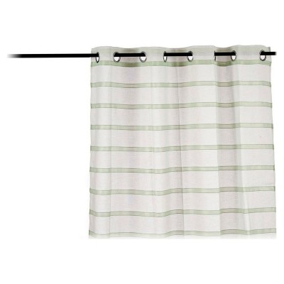 Curtain Gift Decor Green 140 x 0,1 x 260 cm Net curtain Stripes