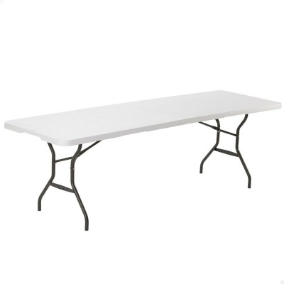 Table Piable Lifetime Blanc 245 x 74 x 76 cm Acier