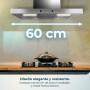 Cecotec Conventional Hood Flux TT 604400 Inox A++ 60cm, LED, 3 speeds, dishwasher filter