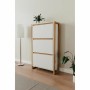Shoe Rack White Oak 70 x 25 x 125 cm