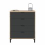 Commode Marron Noir 77,5 x 40 x 93,5 cm