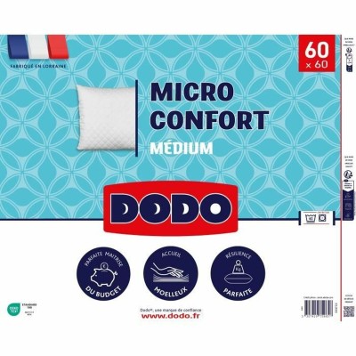 Oreiller DODO MICRO CONFORT Blanc 60 x 60 cm