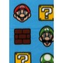 Couverture Mario Bros Multicouleur Carreaux Ecossais