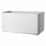 Self-watering planter Deroma Pearl 78 x 38 x 39 cm Plastic Rectangular Ø 78 cm
