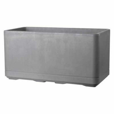 Jardinière auto-arrosante Deroma Gris 78 x 38 x 39 cm Plastique Rectangulaire Ø 78 cm