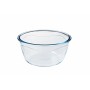 Food Preservation Container Pyrex Blue Transparent Circular 1,6 L (6 Pieces)