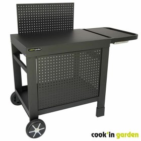 Table de barbecue Cook'in Garden Reva 110 Premium Acier Jardin Noir 108 x 55 cm