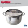 Casseroles Fackelmann Elo Brillant Acier 1,75 L 1,25 L 2 Pièces