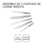 Ensemble de Couteaux Nirosta Acier Acier inoxydable