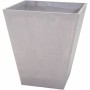 Pot Mega Collections Ecostone Square Marron Taupe Plastique Recyclado 42 x 46 x 42 cm 43 x 43 x 74 cm 41 x 45 cm