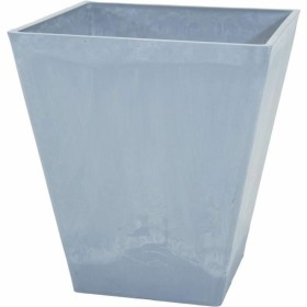 Pot Mega Collections Ecostone Square Gris Plastique Recyclado 48 x 57 cm 48 x 48 x 57 cm