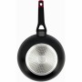 Wok Pan Pyrex Black Aluminium